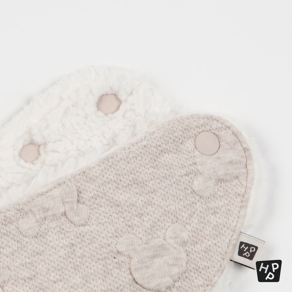 Arty Snow Baby Banana Bib