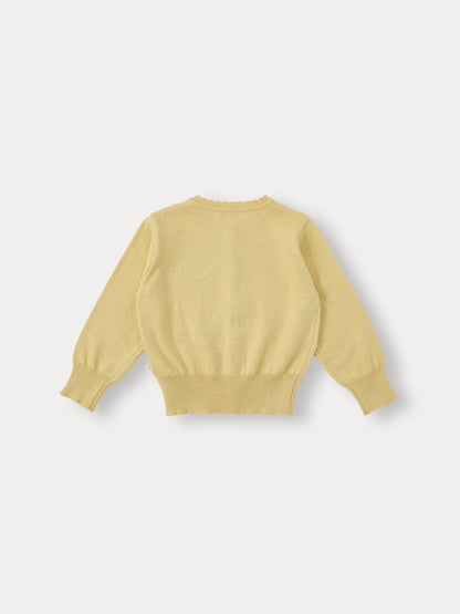 Meriel Knit Cardigan - Dusty Yellow