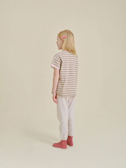 Marine Stripe T-shirt - Pink