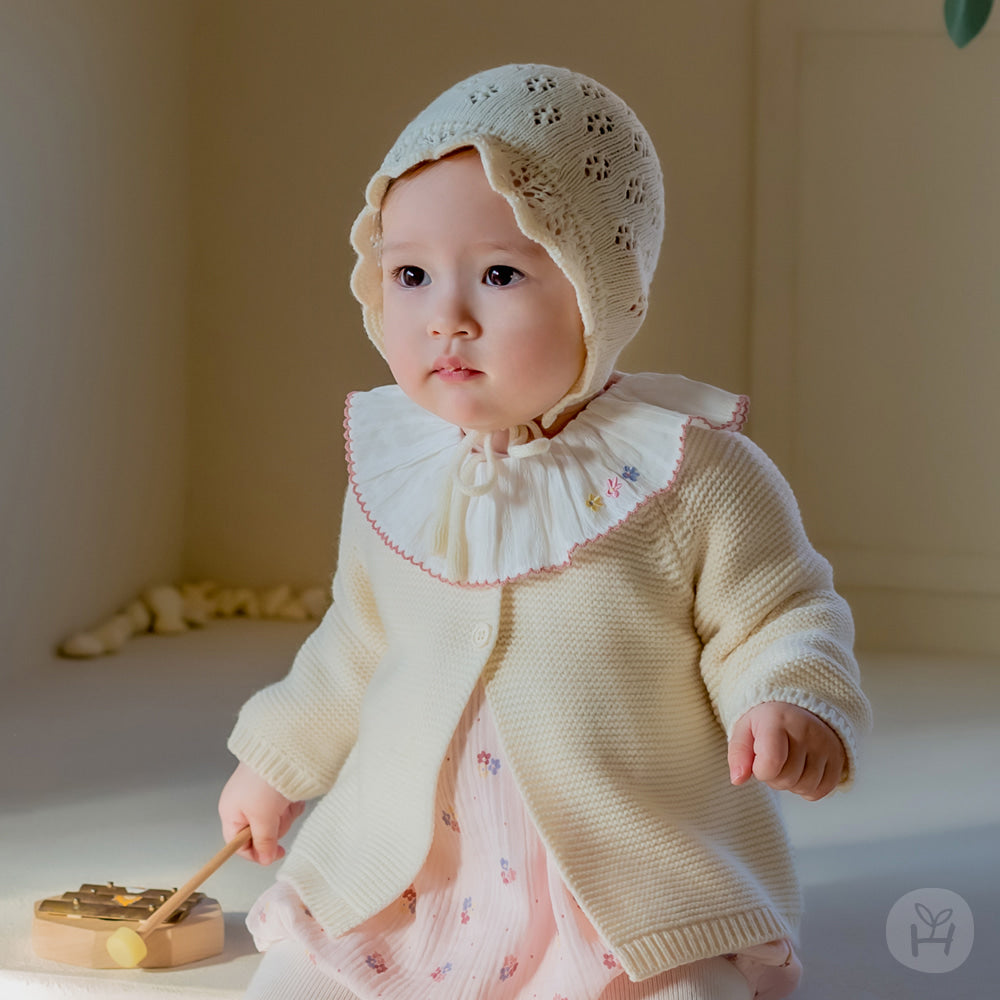 Neo knit baby cardigan