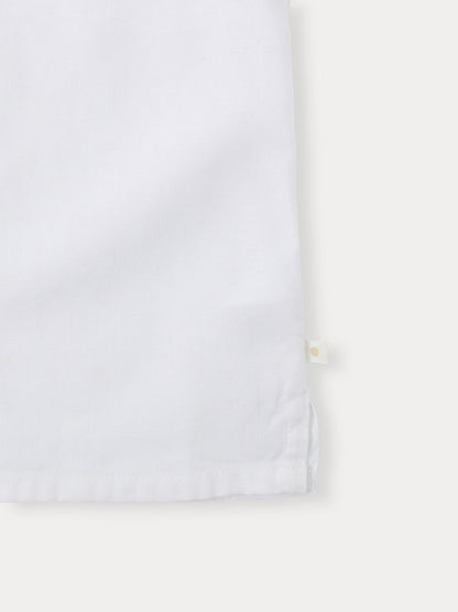 Marine Linen Shirt - Ivory