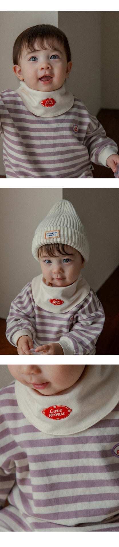 Dahlia Reversible Baby Banana Bib