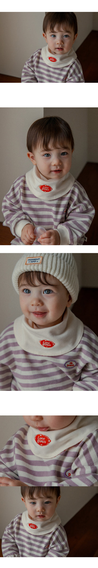 Dahlia Reversible Baby Banana Bib