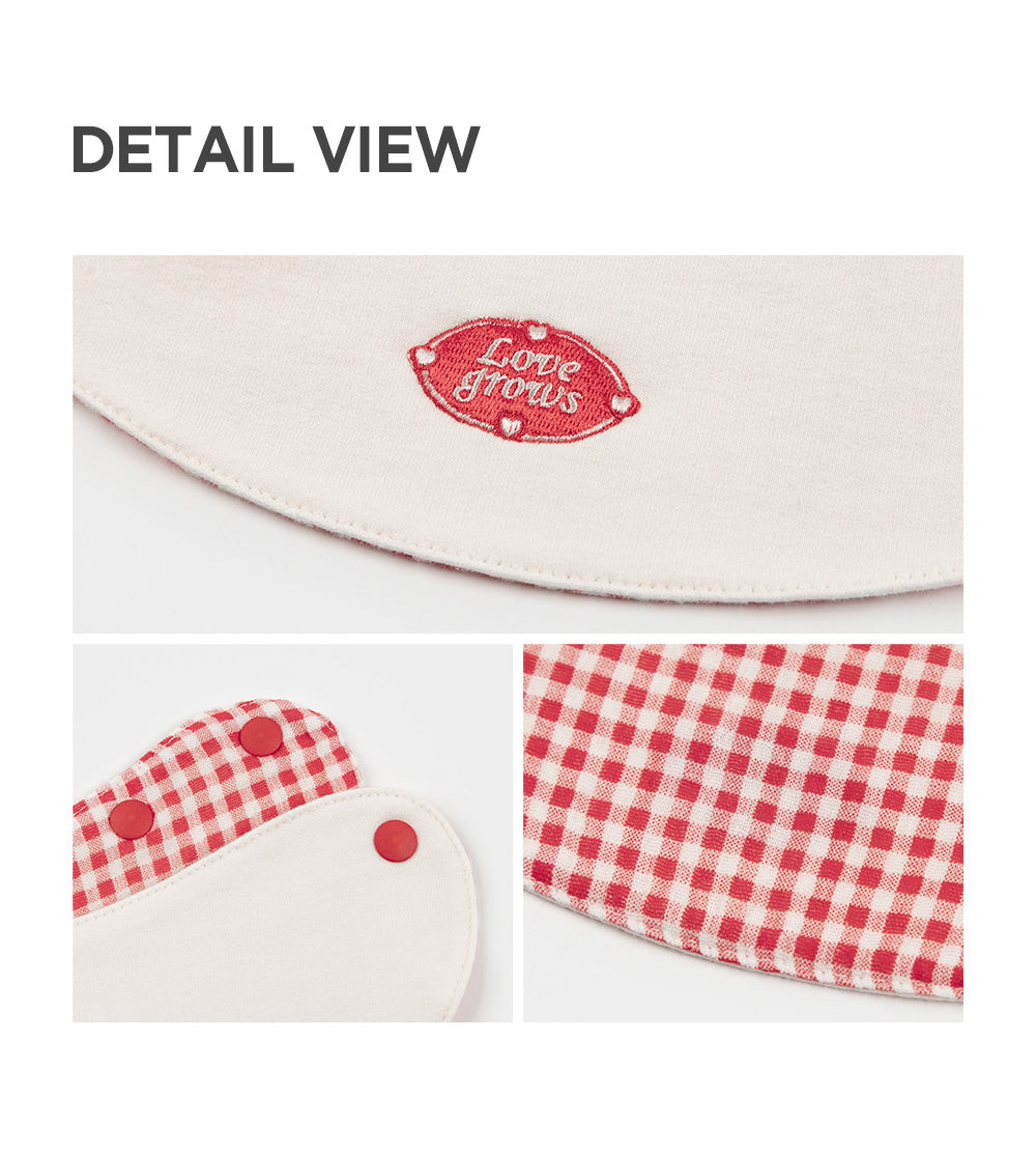 Dahlia Reversible Baby Banana Bib