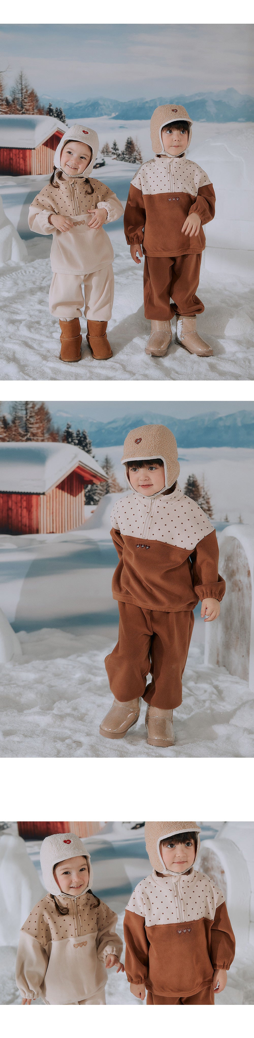 Dats Fleece Lined Baby Top and Bottom Set