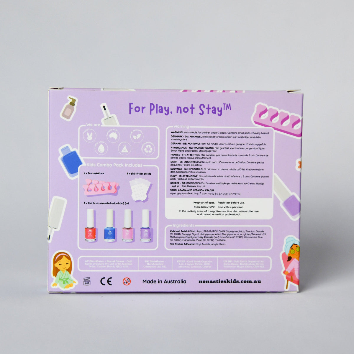 Kids Spa Party Nail Polish Gift Set