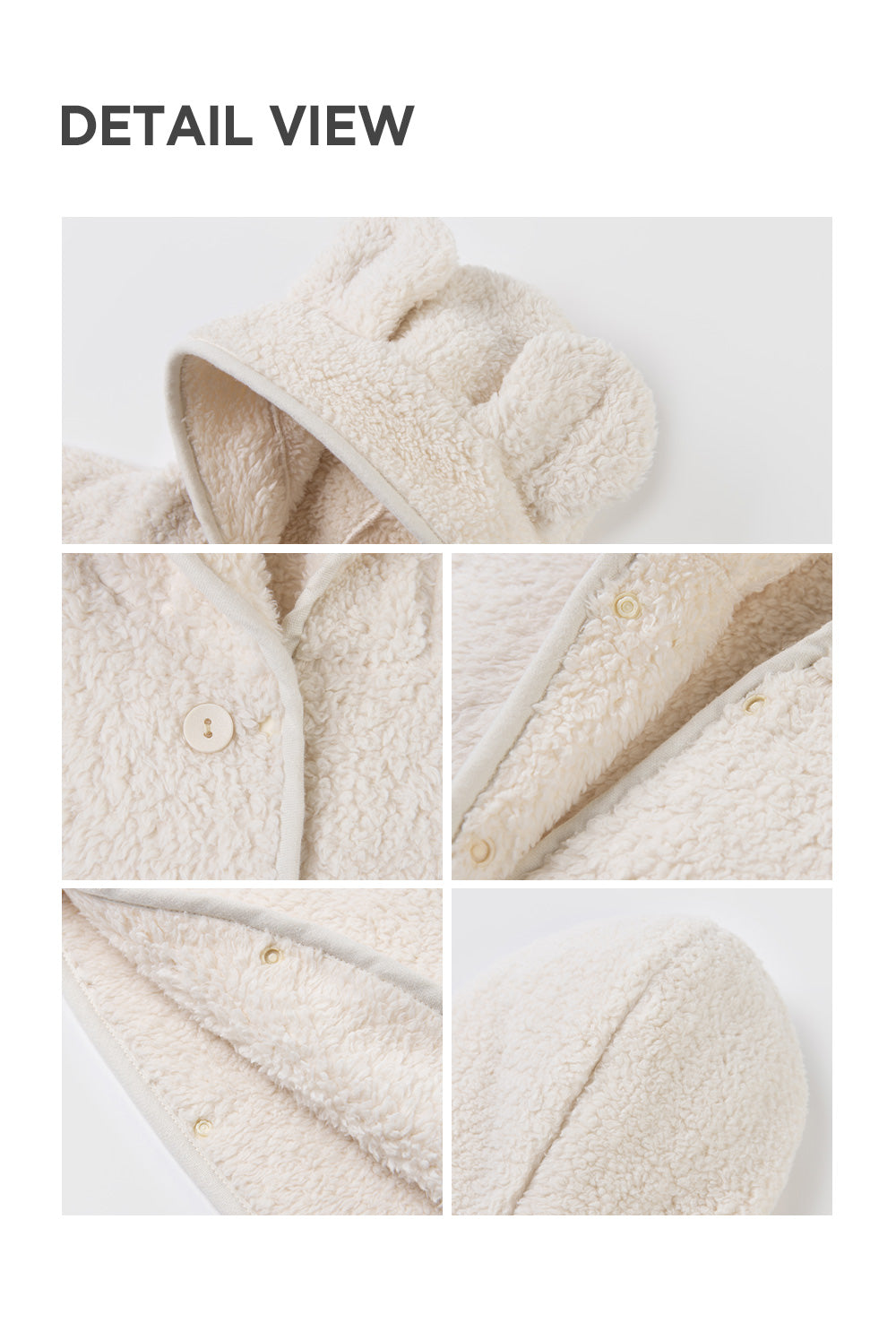 Dayni fleece baby cape