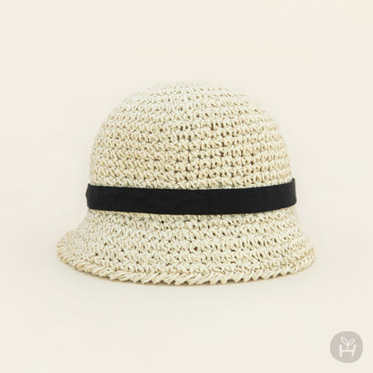 Torry straw baby hat