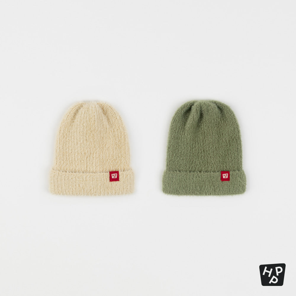 Mink Fluffy Nupy Knit Baby Beanie
