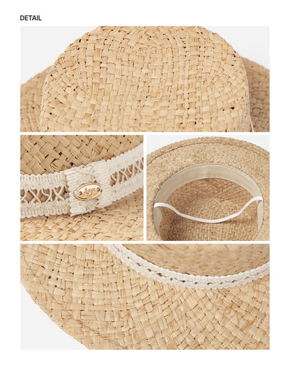 Deline Baby Raffia Panama Hat