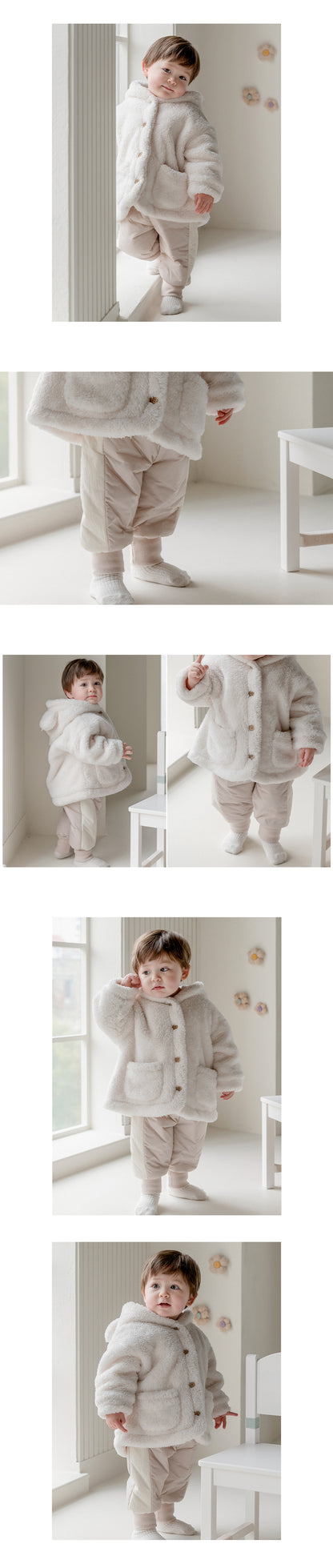 Deli padded baby snow pants