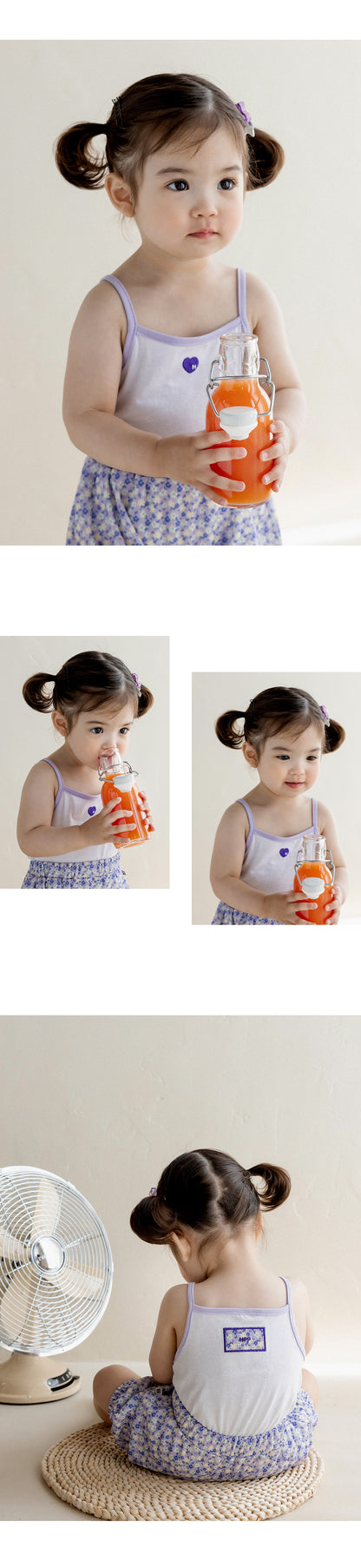 Delphine baby sleeveless top & bottom set - Pre Order