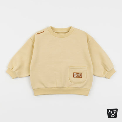 Pudding baby fleece lined sweatshirt
