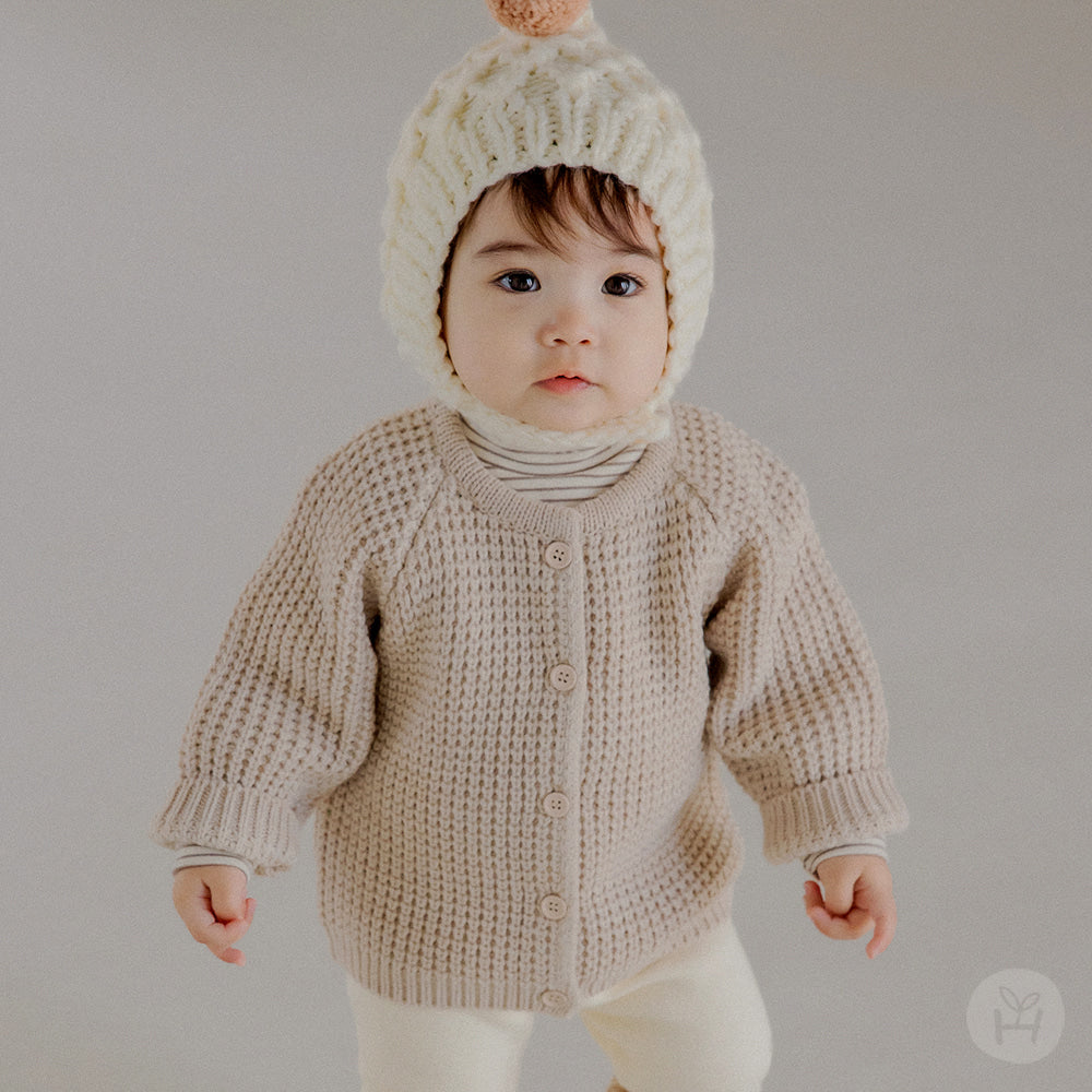 Linda knit baby cardigan