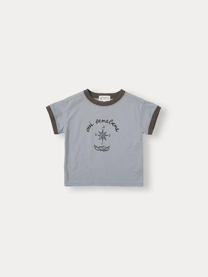 Marine T-shirt Grayish Blue