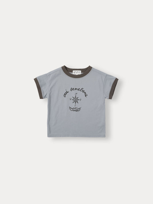 Marine T-shirt Grayish Blue