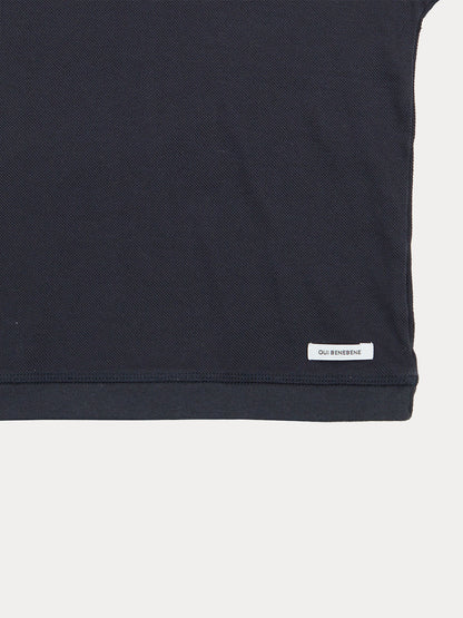 Mild PK Half T - Navy
