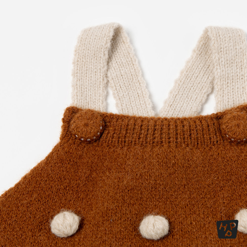 Moa Knit Baby Overall Set