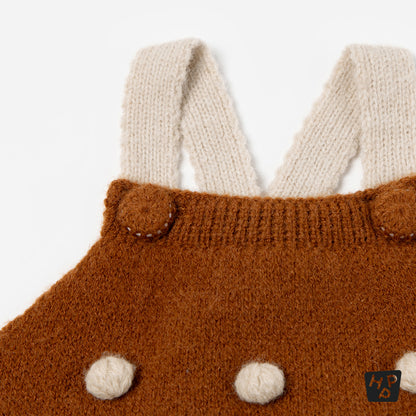 Moa Knit Baby Overall Set