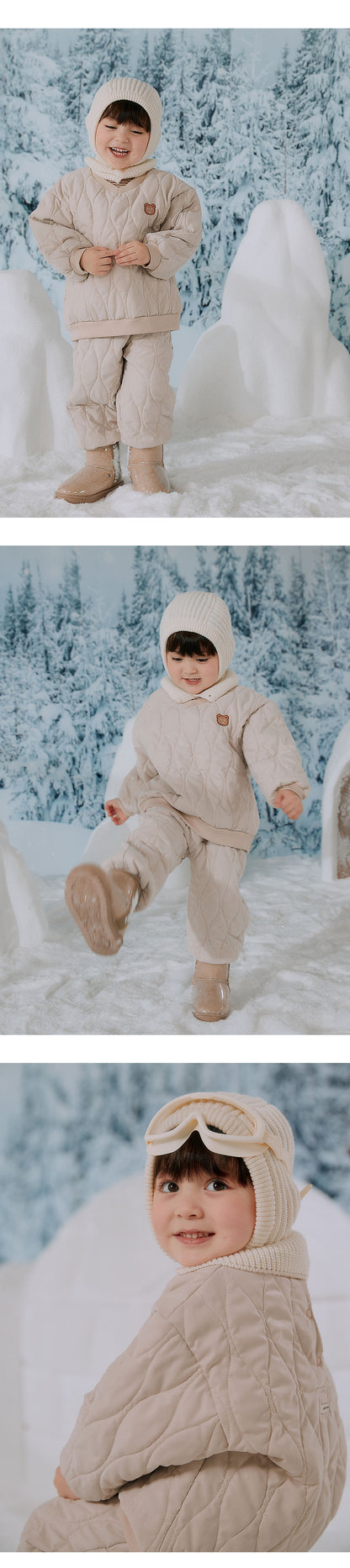 Ellado padded baby sweatshirt