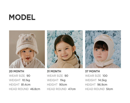 Ellado padded baby sweatshirt