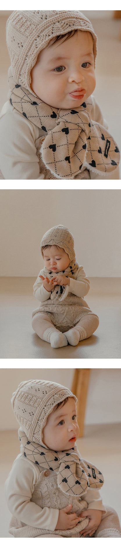 Ella Snow Baby Neckie