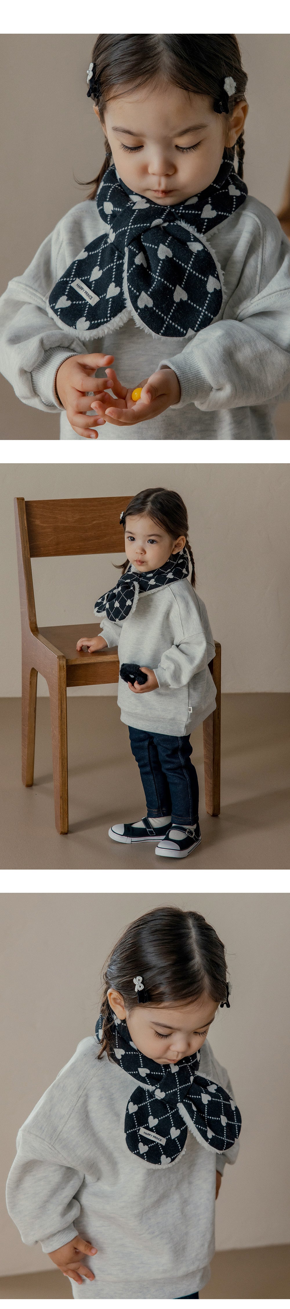 Ella Snow Baby Neckie