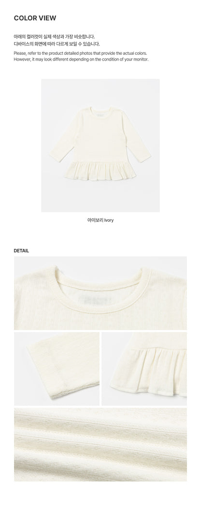 Eloa Frill Long-Sleeve T-Shirt