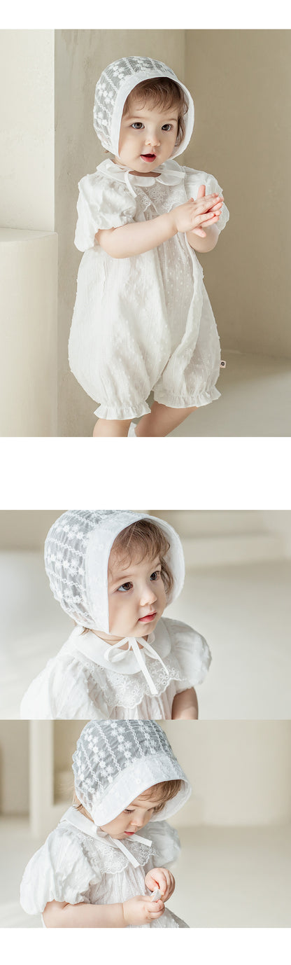 ESTELL Lace Baby Bonnet