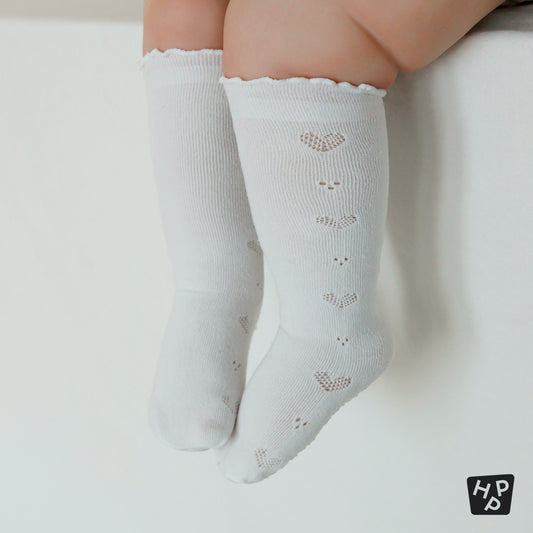 Cool Heart Lace Summer Socks
