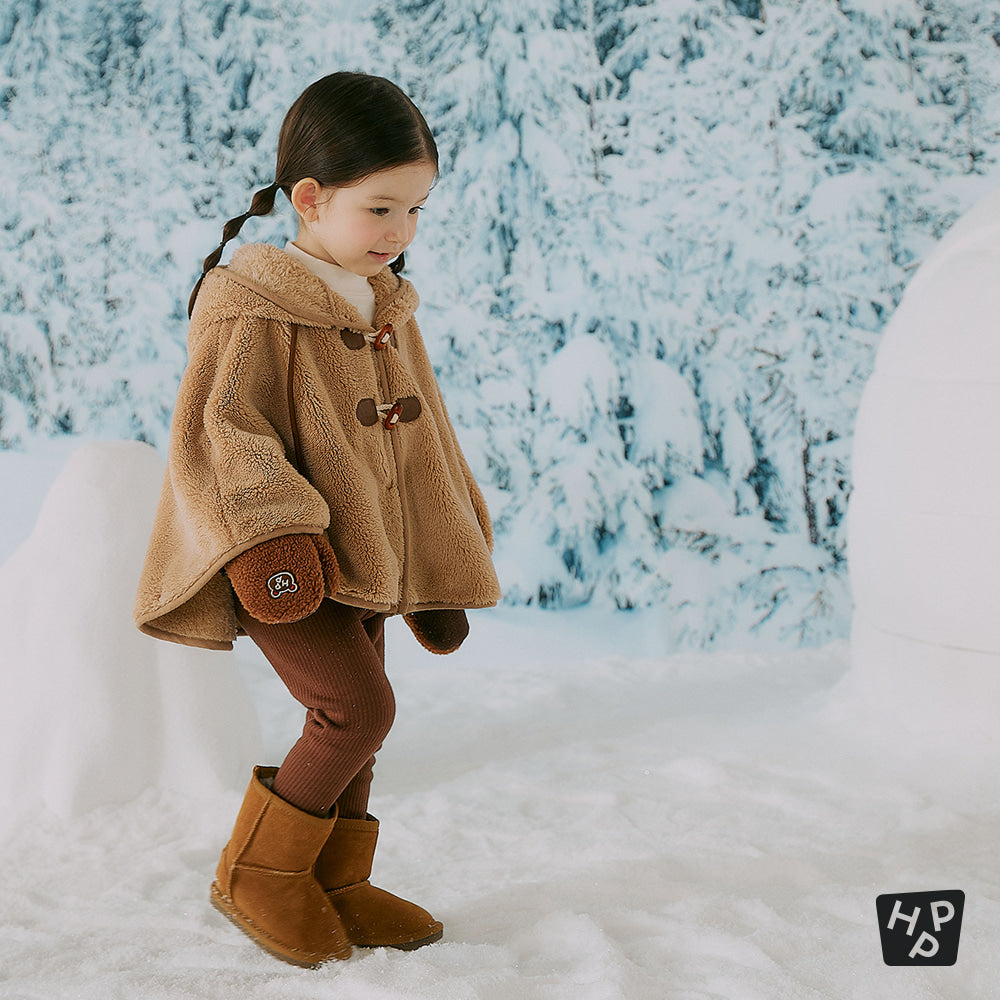 Boichi Teddy Fleece Mittens