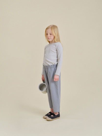 Calm Dot Frill PT - Grayish Blue