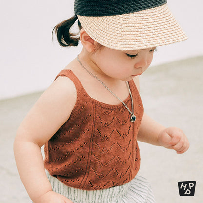 Betty knit baby sleeveless t-shirt