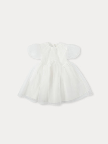 Ella Layered Dress - White