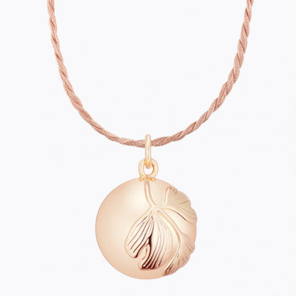 Pregnancy Necklace - Ginkgo Rose Pink
