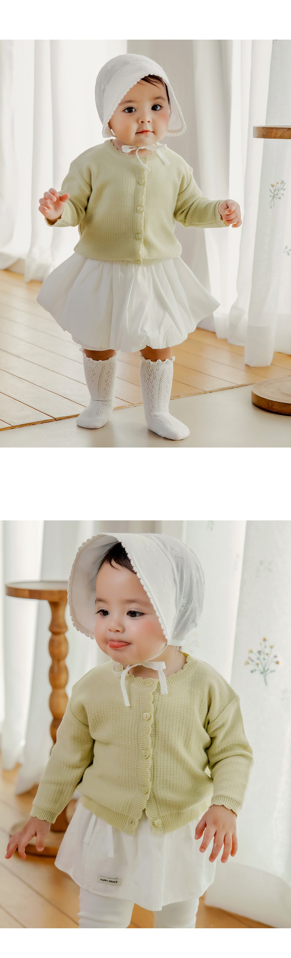 Fleur Knit Baby Cardigan