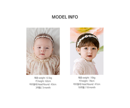 Flower lover baby hairband