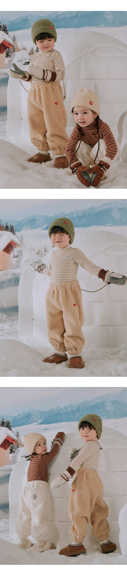 Fluffy Baby Fleece Pants