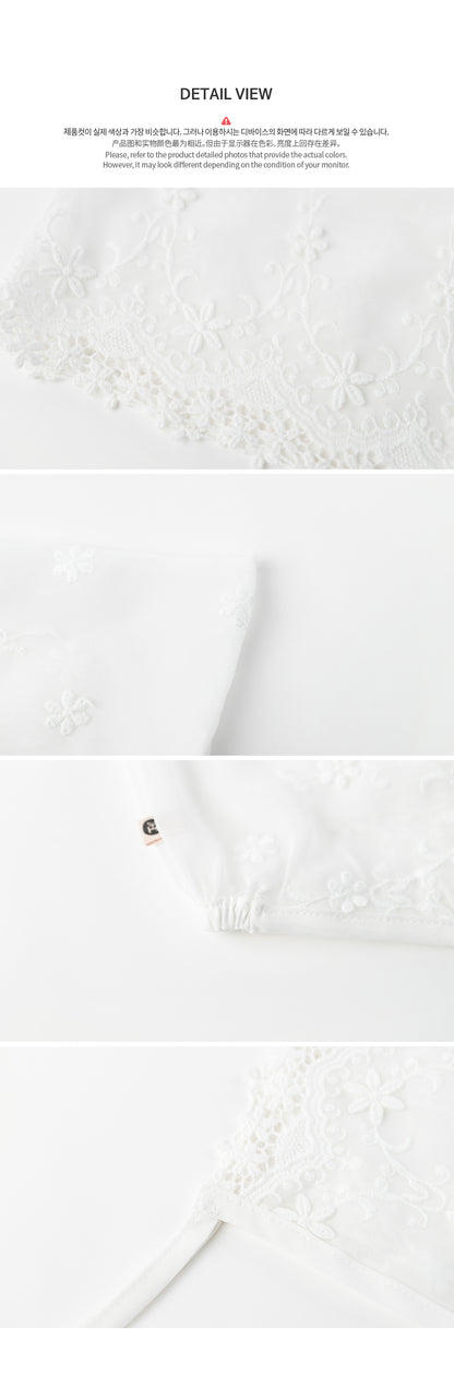 Glenn lace baby bonnet