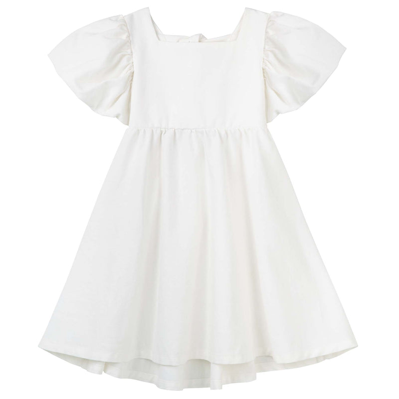 Grace Tie Back Dress - Ecru