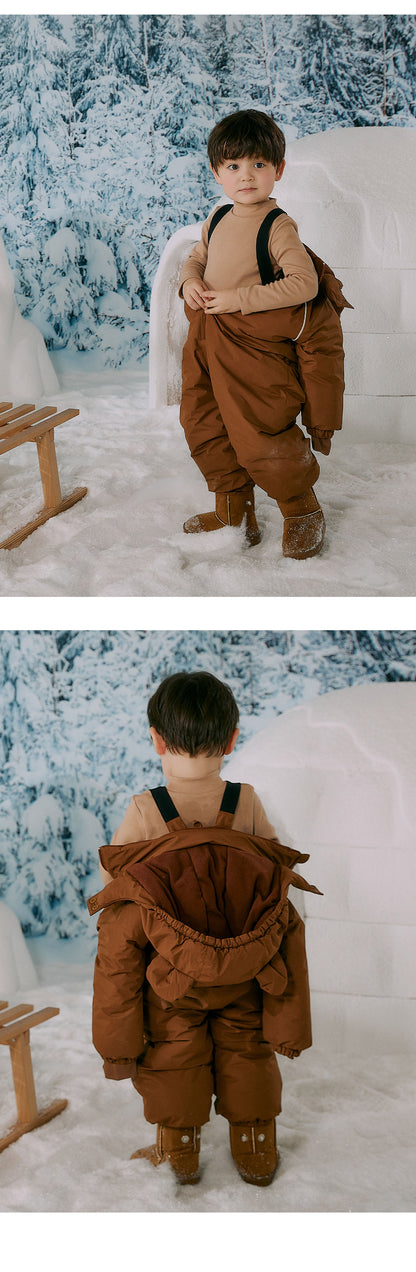 Happy Bear all-in-one snowsuit