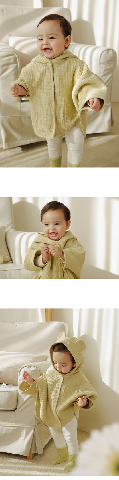 Happy Bebe 6-Layer Cotton Gauze Cape