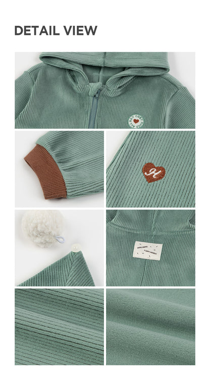 Honeydew double velour coveralls