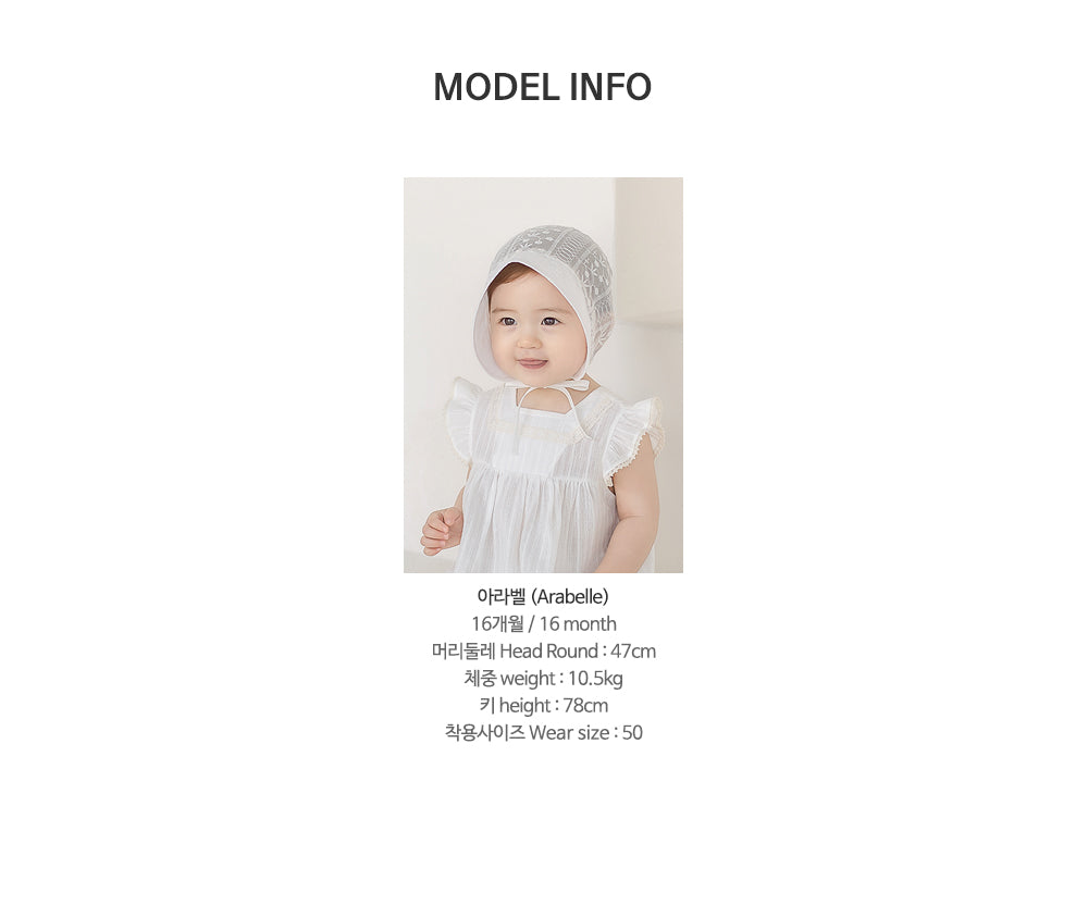 Iris Baby Bonnet