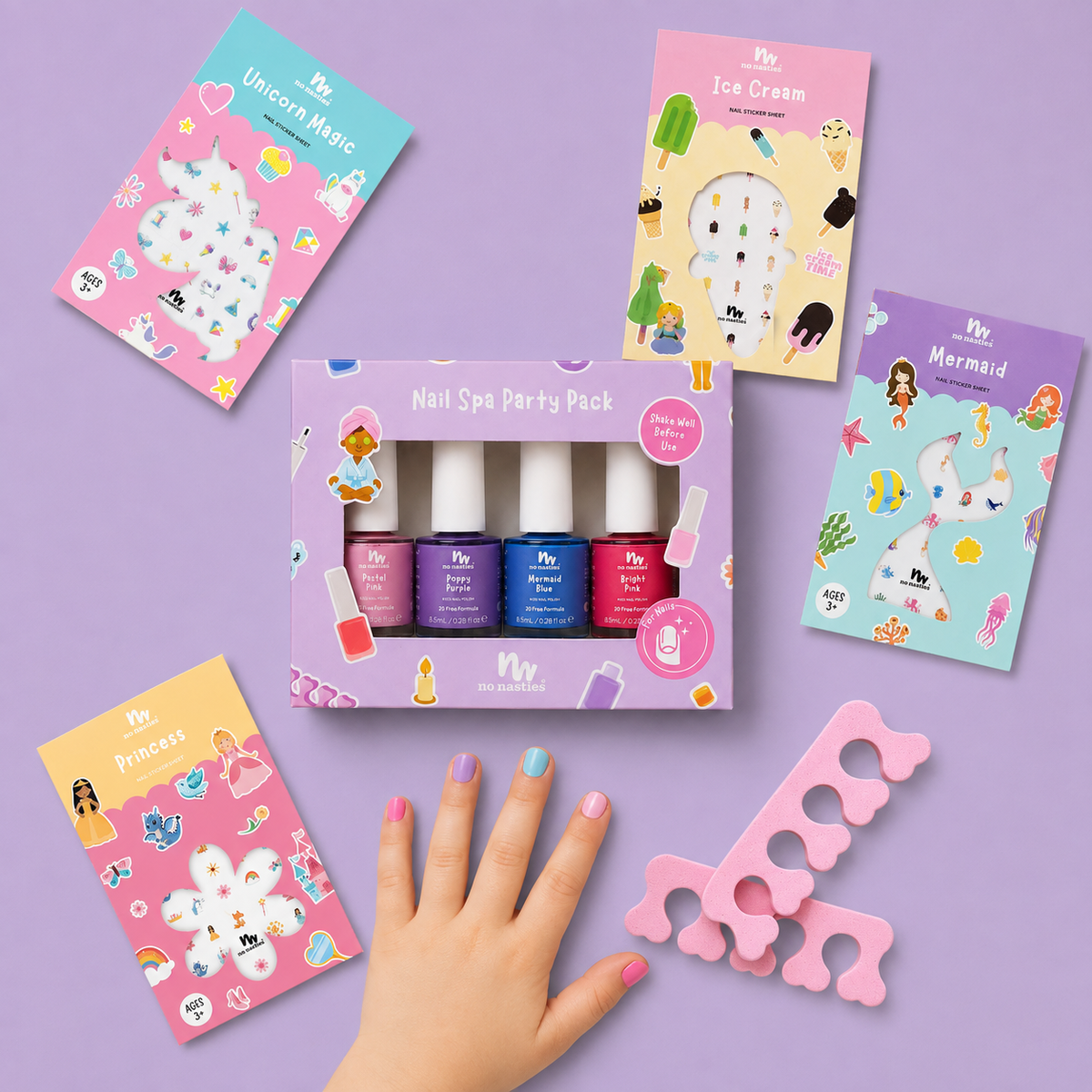 Kids Spa Party Nail Polish Gift Set