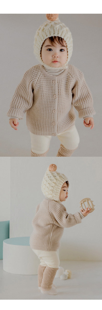 Linda knit baby cardigan