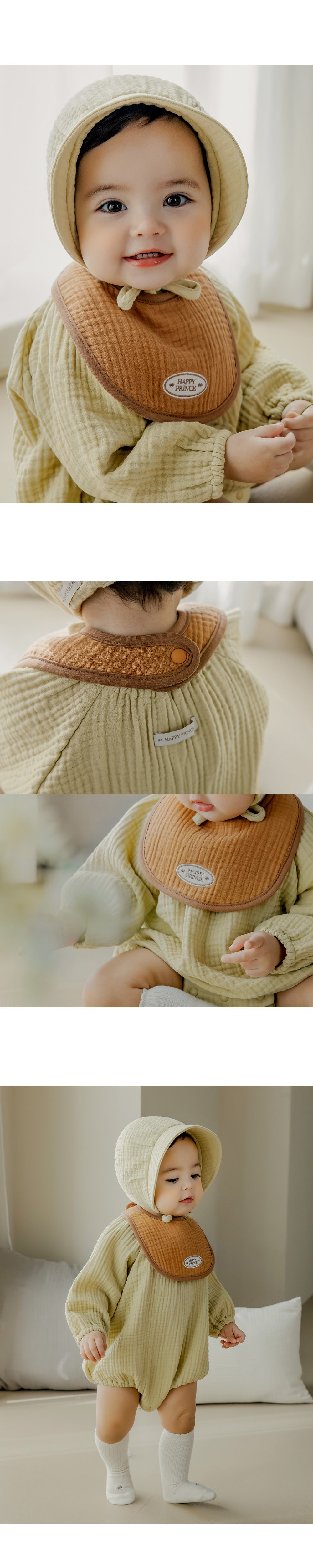 Loving 6-Layer Cotton Gauze Baby Bib 3-Piece Set