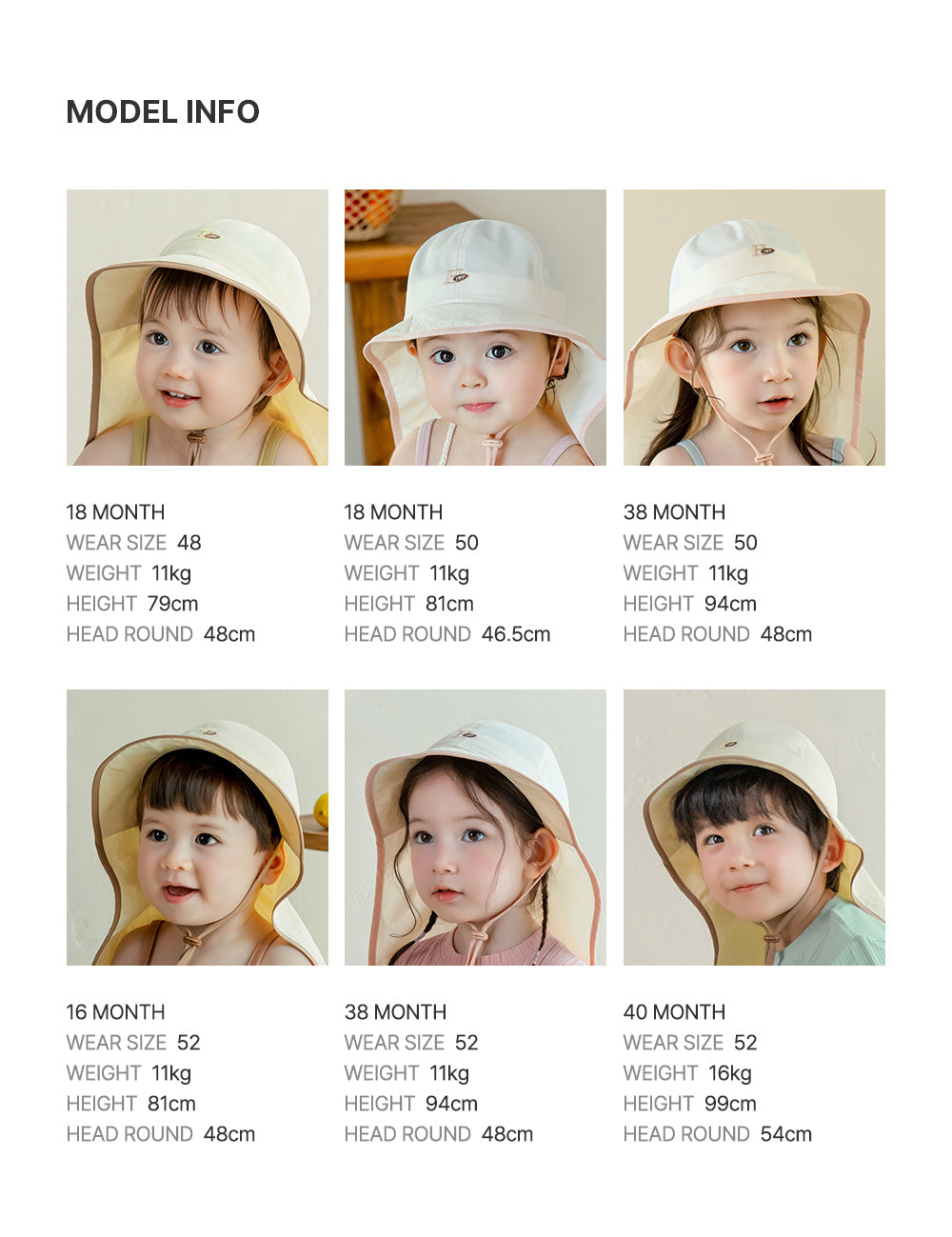 Lua Baby Flap Cap