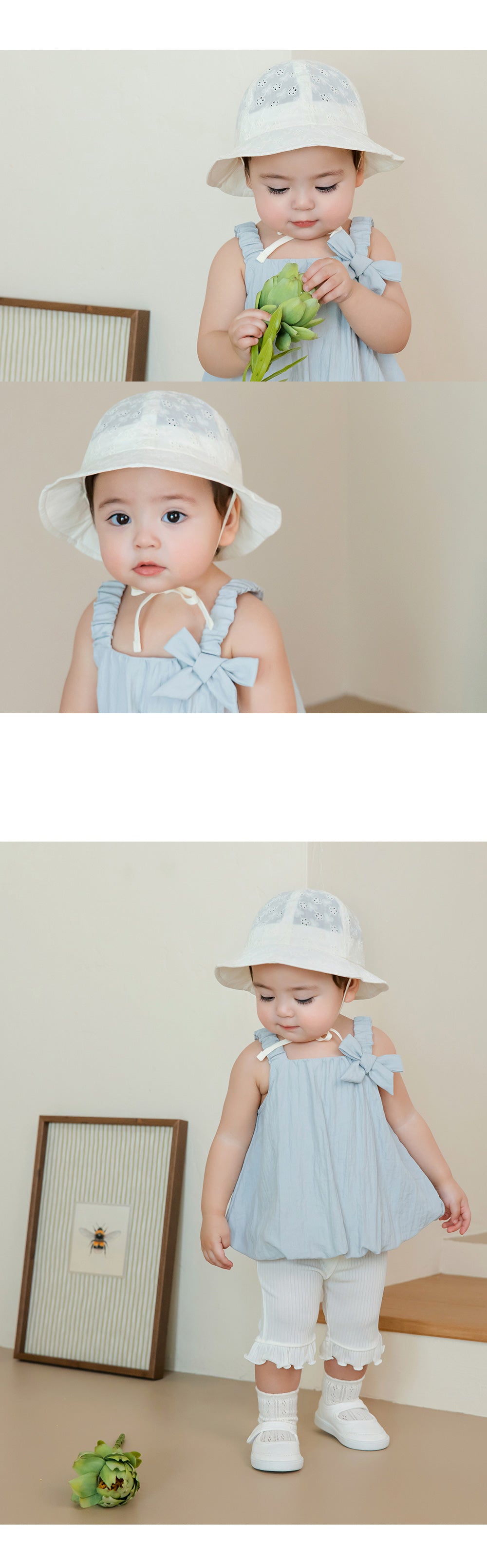 Marshall Eyelet Baby Sun Hat