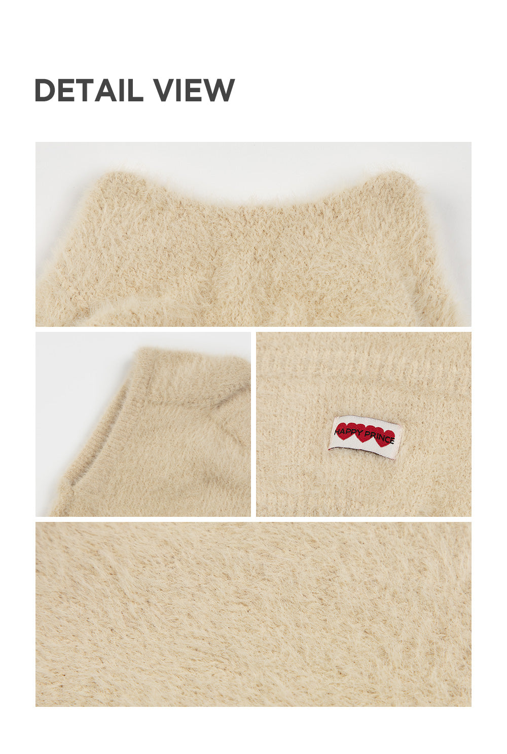 Mink Pluffle Knit Baby Balaclava